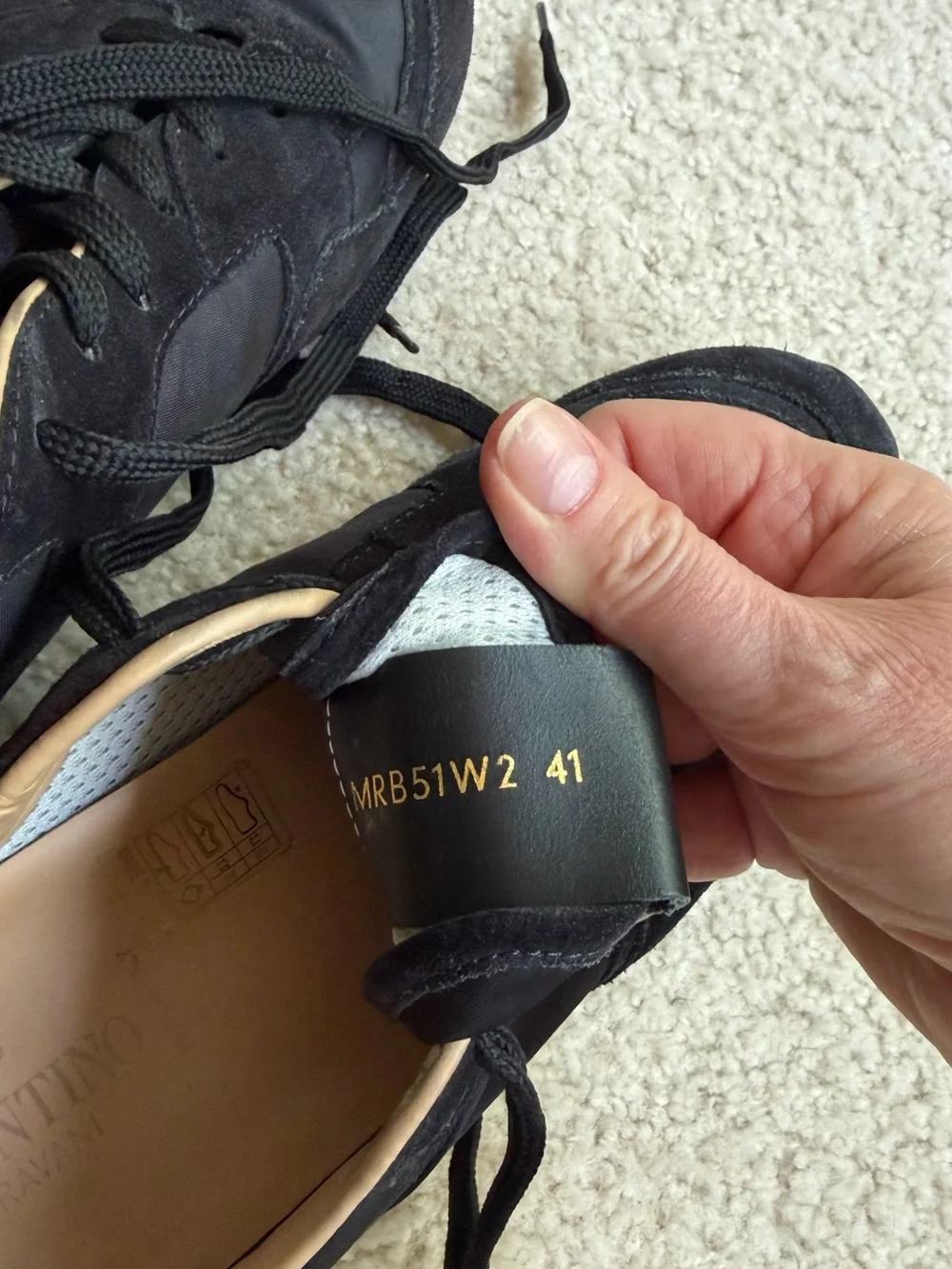 Valentino Black Sneakers